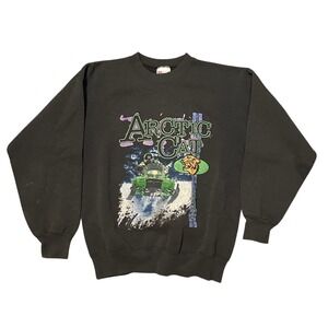Vintage Arctic‎ Cat Snowmobile Graphic Sweatshirt Hanes Heavyweight Men's Large